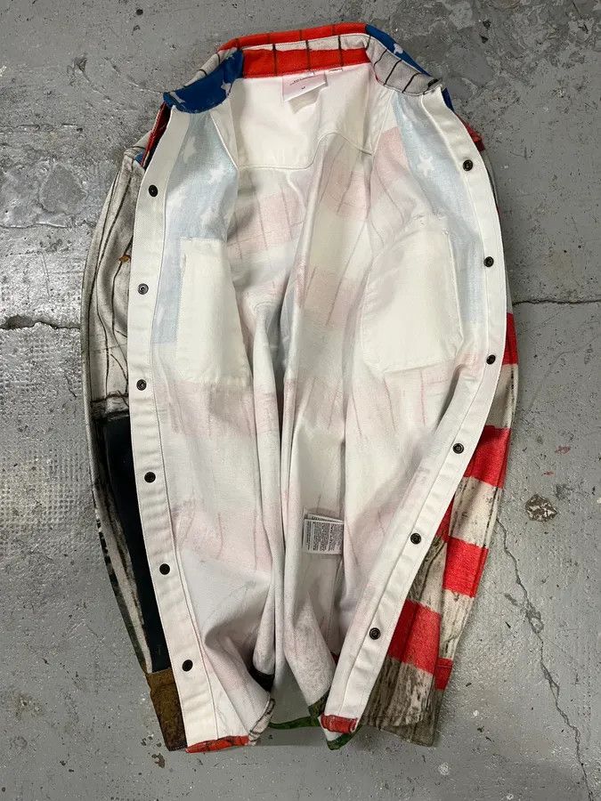 Calvin Klein × Designer × Vintage 2018 Raf Simons for Calvin Klein USA Flag Est 1978 Shirt Size US M / EU 48-50 / 2 - 7 Thumbnail