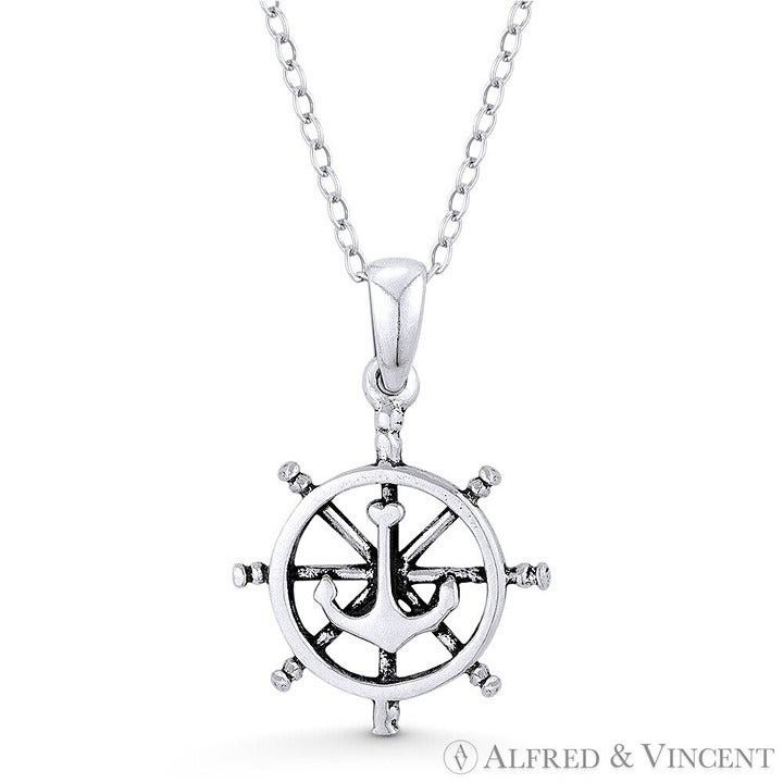 Other Ship's Helm & Anchor Sailor's Luck Charm Pendant Size ONE SIZE - 1 Preview