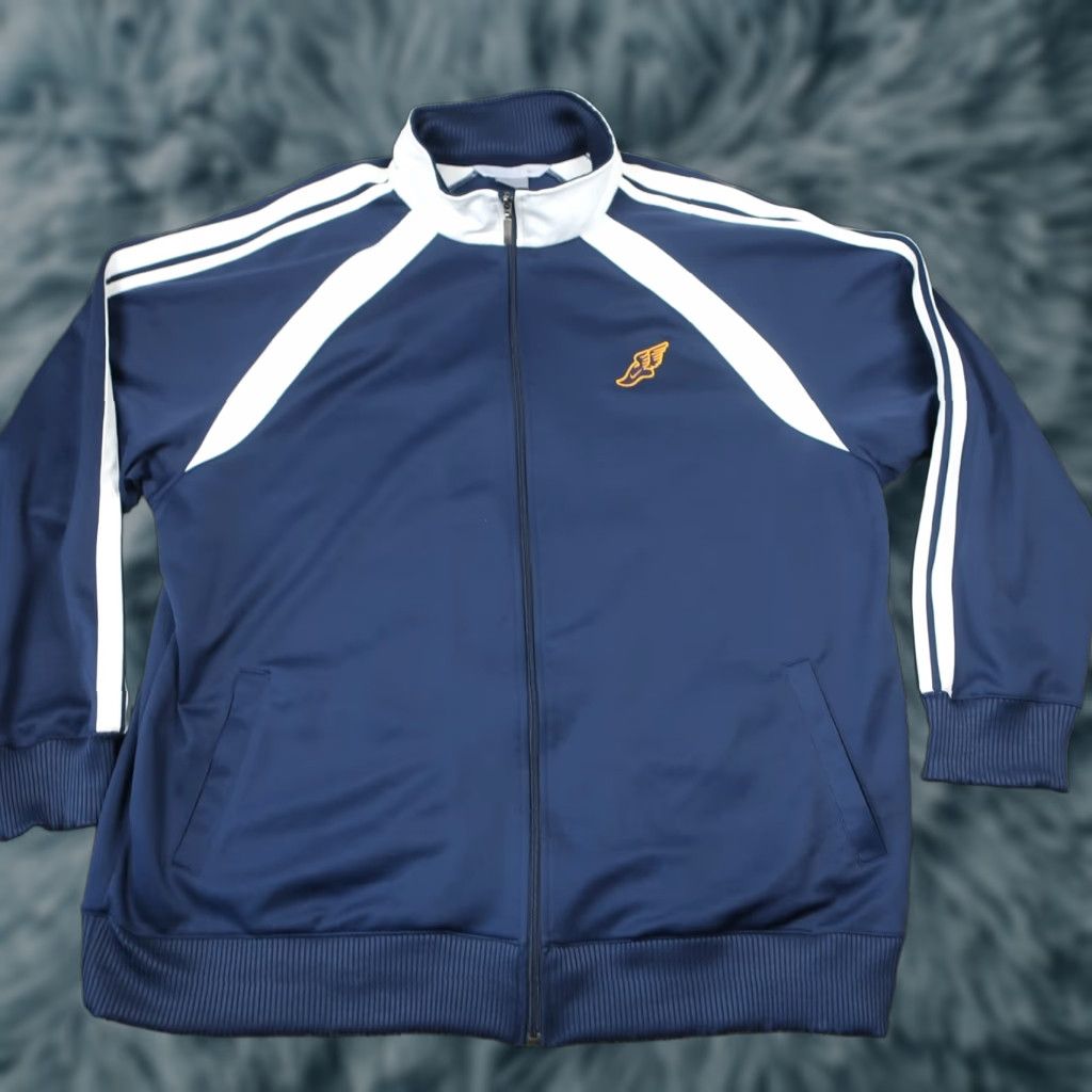 Nike Nike Windbreaker Shirt Men 2XL Navy Blue Lightweight Full Zip Stand-Up Collar 90s Sports Dri-FIT Adult Mens Size US XXL / EU 58 / 5 - 1 Thumbnail