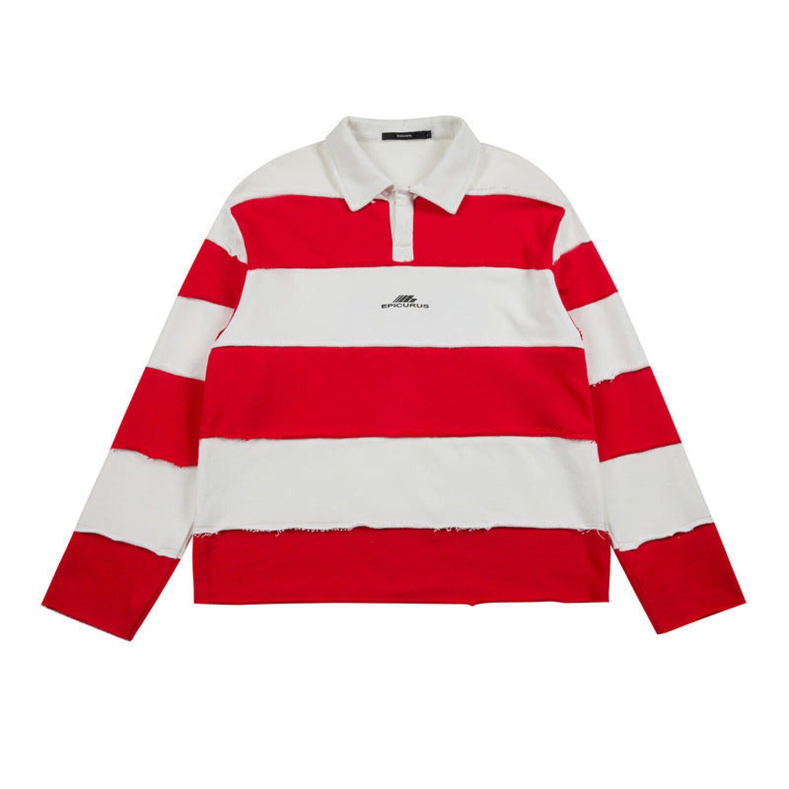 Other Block Stripe Polo Collar Sweatshirt Size M / US 6-8 / IT 42-44 - 3 Thumbnail