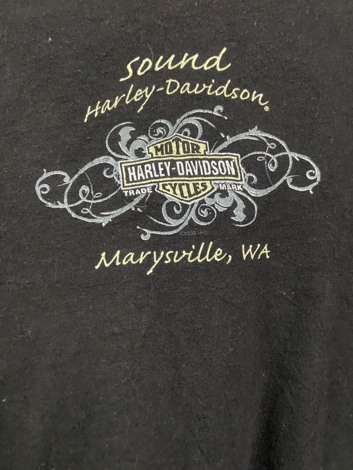 Harley Davidson × Vintage Vintage Harley Davidson T shirt Long Sleve Size L / US 10 / IT 46 - 11 Thumbnail