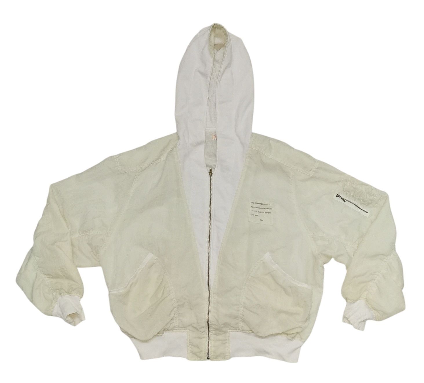 Fiorucci Fiorucci Big Logo Hoodie Bomber Jacket Size US L / EU 52-54 / 3 - 2 Thumbnail