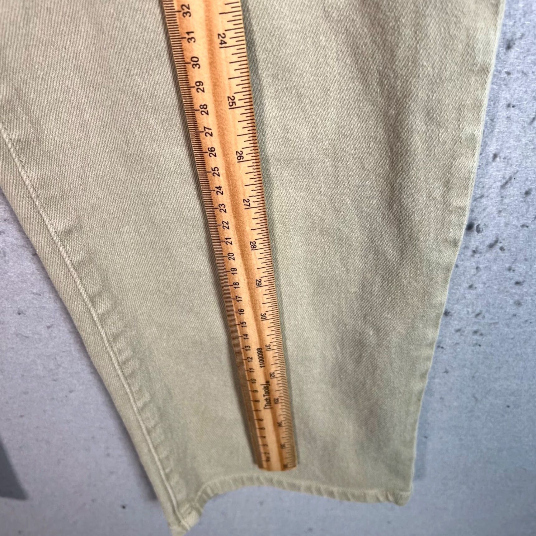 Vintage VINTAGE Wilfred Free High-Waisted Straight-Leg Pants Womens 0 Beige Cotton Polyester Flat Front 29 in Inseam Womens Size 25" / US 0 / IT 36 - 6 Thumbnail