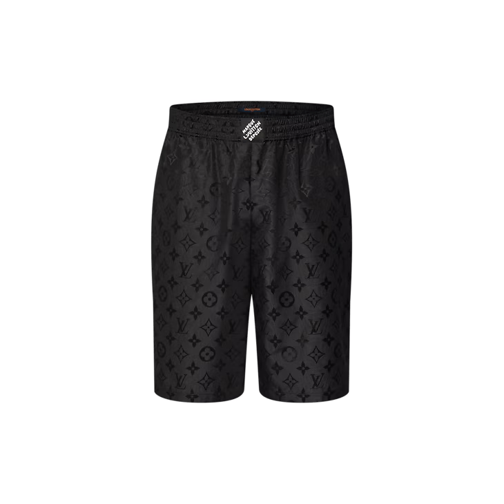 Louis Vuitton Monogram Moire Jacquard Silk Shorts Size US 36 / EU 52 - 1 Thumbnail