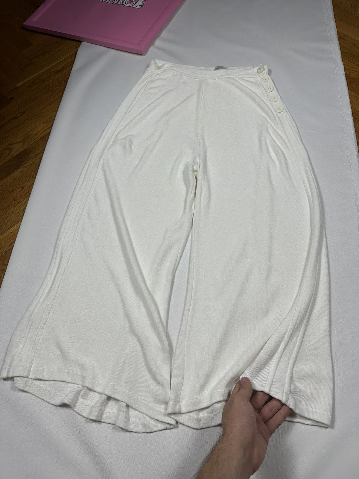 Sonia Rykiel Sonia Rykiel Paris Trousers Pants Crop Leg Vintage Button Size 32" / US 10 / IT 46 - 7 Thumbnail