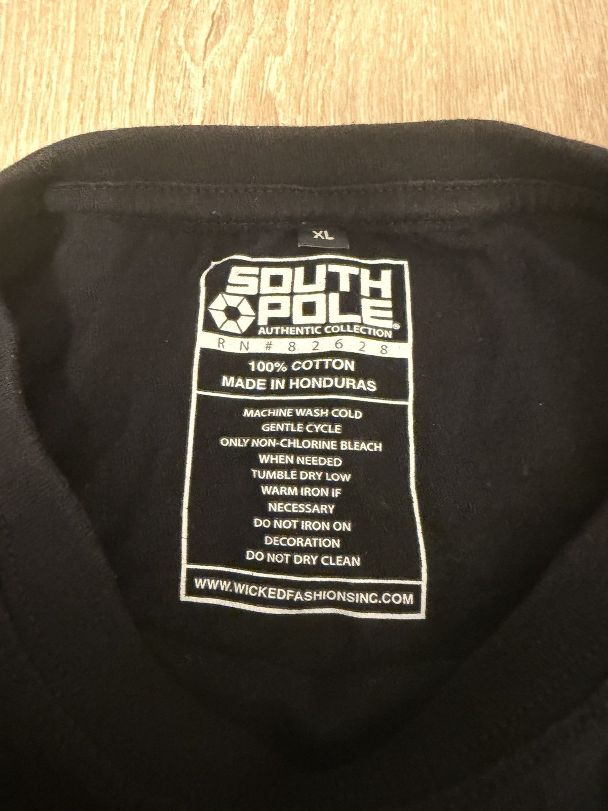 Southpole Vintage Street Style Graphic Tee Black T-Shirt 1991 Design Size US XL / EU 56 / 4 - 4 Thumbnail
