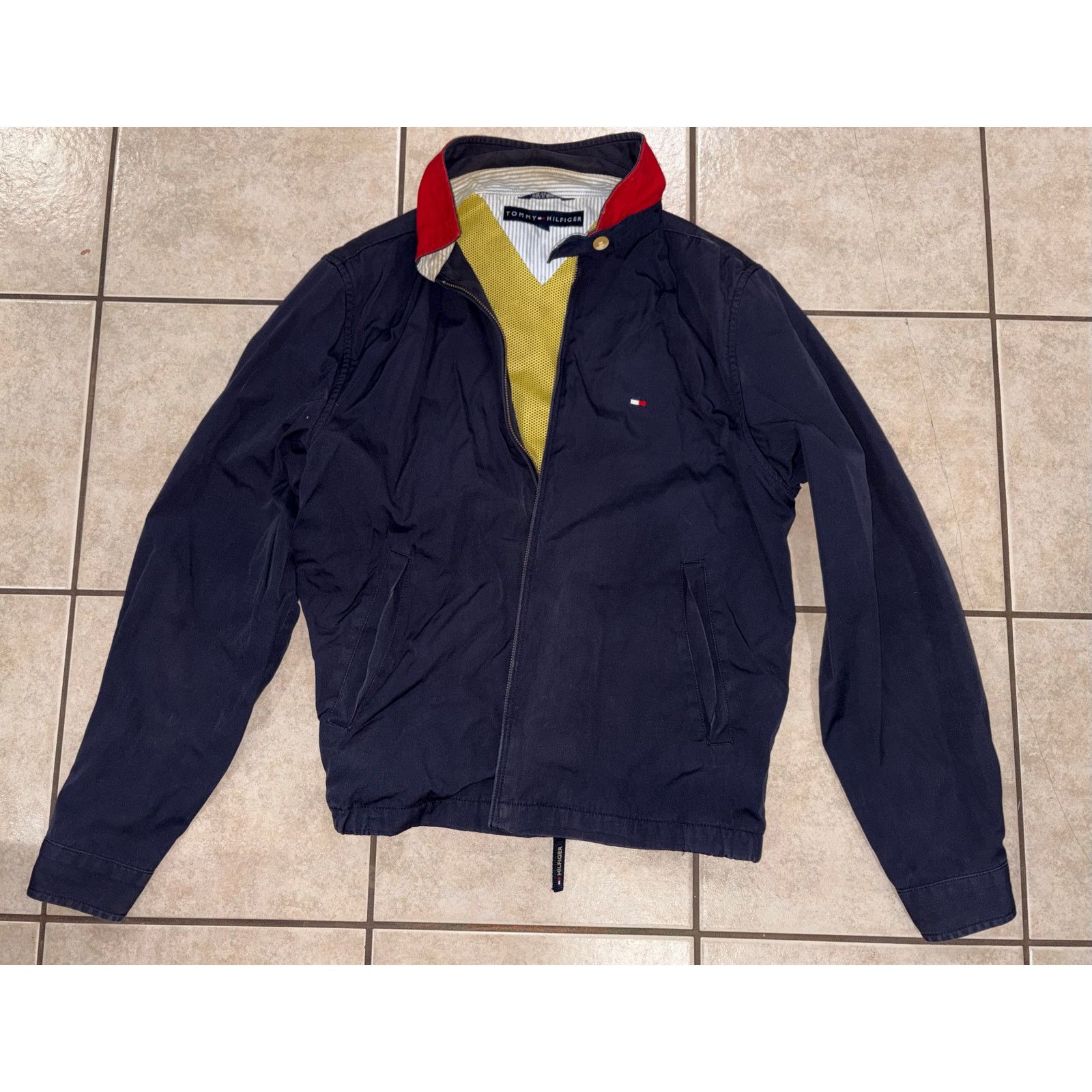 Tommy Hilfiger Vintage Tommy Hilfiger jacket medium zip up navy Size US M / EU 48-50 / 2 - 1 Thumbnail