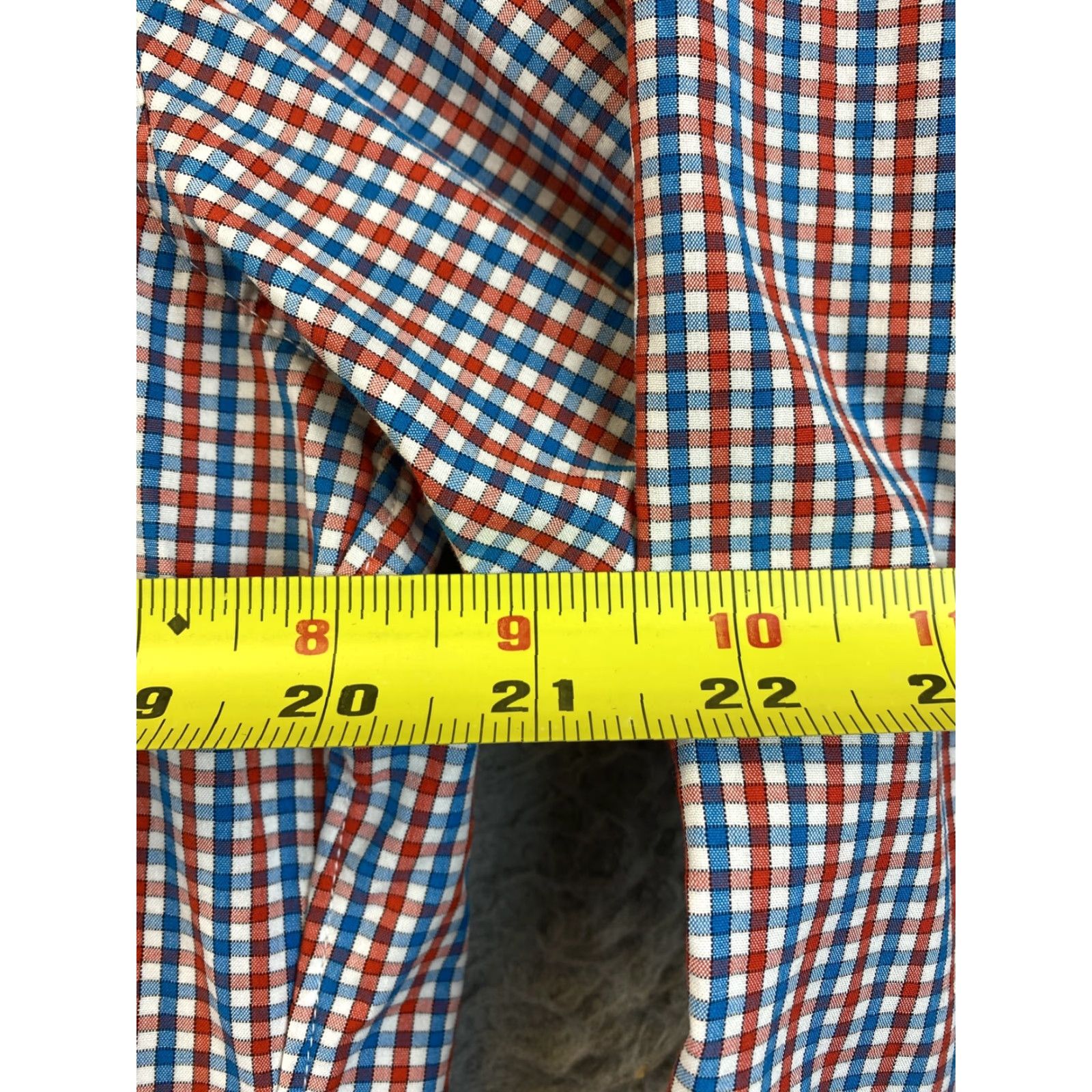 J.Crew J.CREW Mens Dress Shirt M 15/15.5 Long Sleeve Plaid Button-Up Multicolor Regular Fit Size 40R - 7 Thumbnail