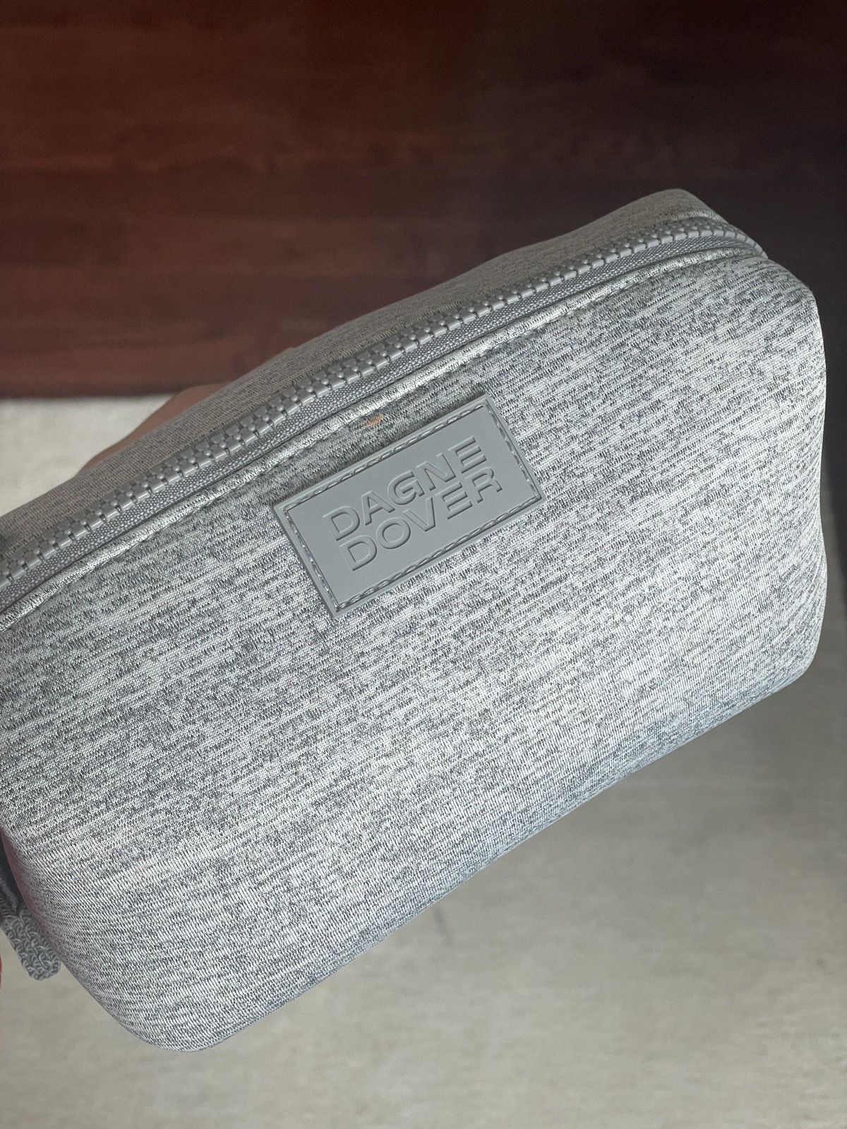 Dagne Dover Dagne Dover Small Hunter Toiletry Bag in Heather grey Size ONE SIZE - 1 Thumbnail