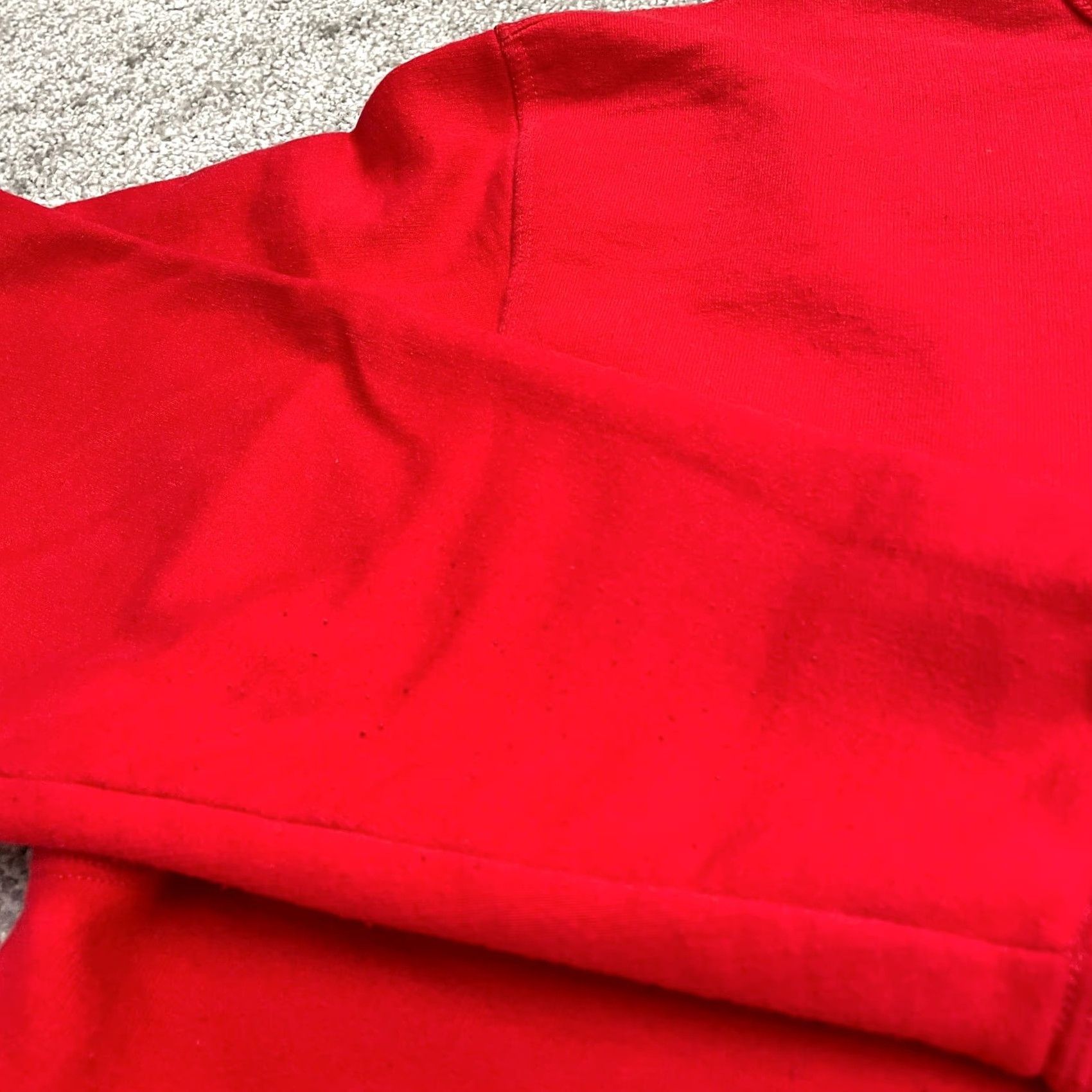 Champion Champion Pullover Sweatshirt Mens XL Solid Red Crew Neck Casual Active Outdoor Size US XL / EU 56 / 4 - 6 Thumbnail
