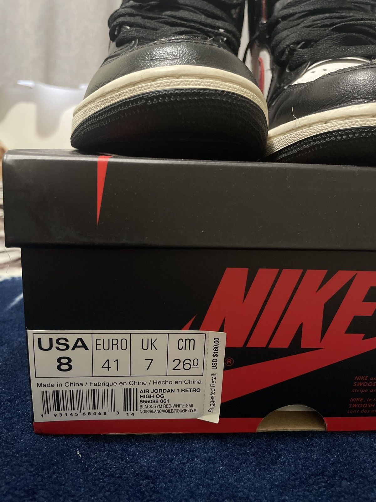 Jordan Brand × Nike Air Jordan 1 Retro High OG Size US 8 / EU 41 - 8 Thumbnail