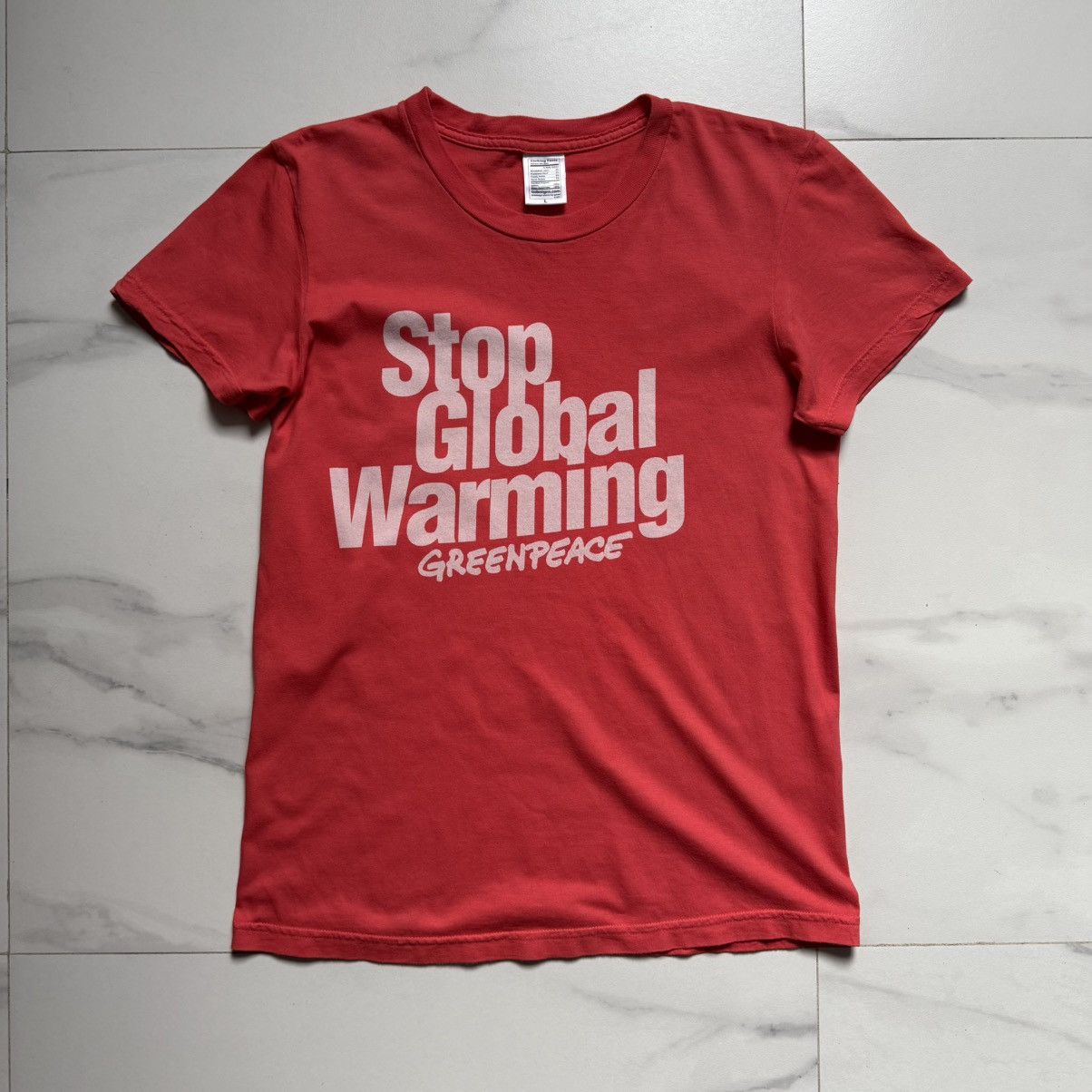 Other Vintage Y2K Greenpeace Hot Seat Project T-Shirt Size L / US 10 / IT 46 - 2 Thumbnail