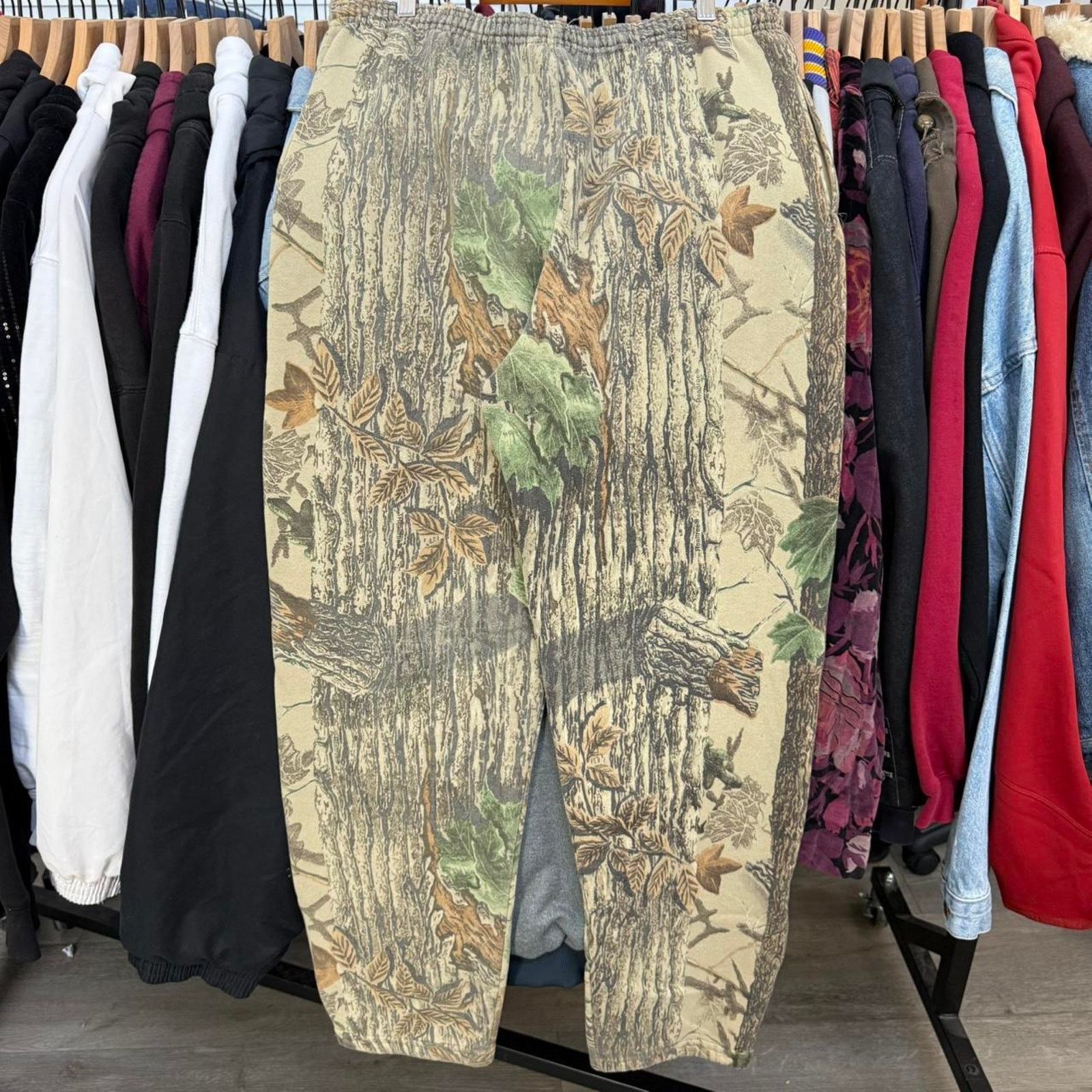 Other Vintage 90s Hunting Camo Baggy Sweatpants Size US 34 / EU 50 - 6 Thumbnail
