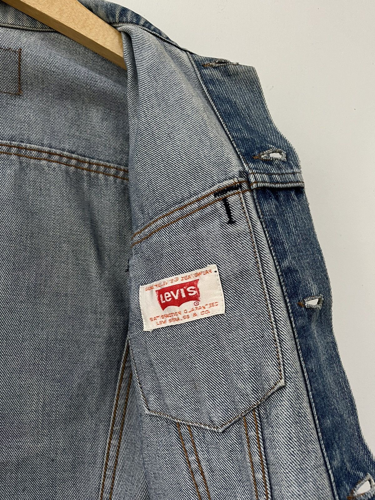 Levi's 1970’s Levi Strauss 70505 Type III Trucker Jacket Size US XS / EU 42 / 0 - 10 Thumbnail