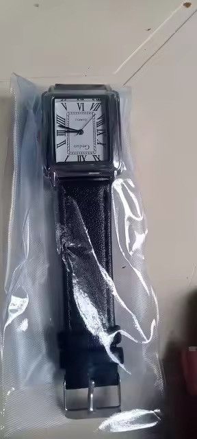 Japanese Brand Classic Roman Dial Quart Watch– Leather Strap Size ONE SIZE - 12 Thumbnail