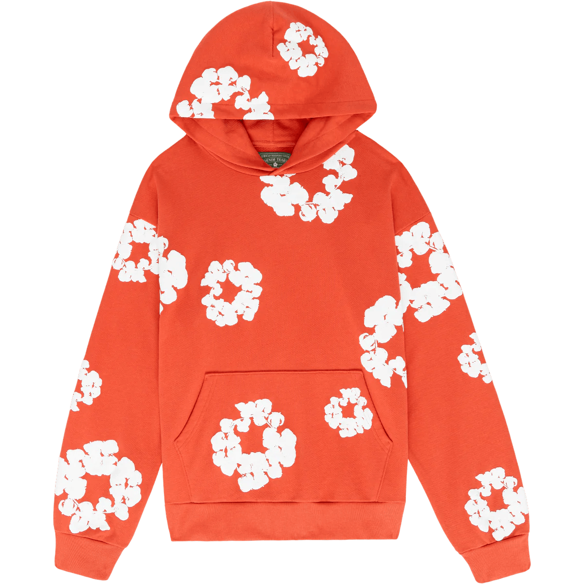image of Denim Tears The Cotton Wreath Sweatshirt Orange, Men's (Size Small)