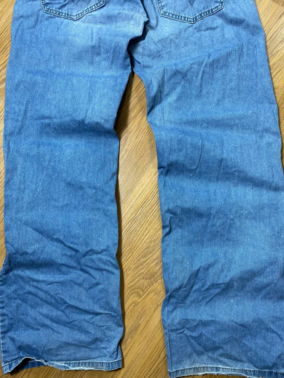 Japanese Brand × Levi's Crazy Crash Dirty Baggy Faded Jean Japan Avant Garde Style Size US 34 / EU 50 - 7 Thumbnail
