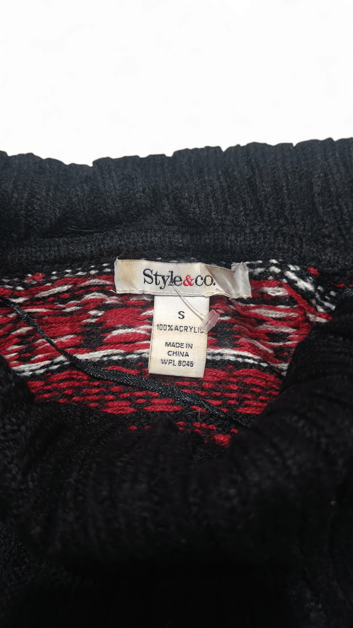 Other Vintage 90s STYLE & CO Women's Ethnic Long Knit Sweater Size S / US 4 / IT 40 - 9 Thumbnail