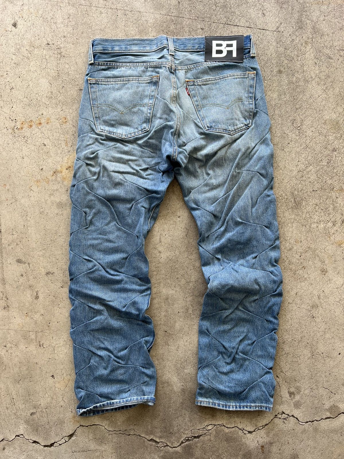 Other Distorted Stacked Levi’s 501 Size US 32 / EU 48 - 3 Thumbnail