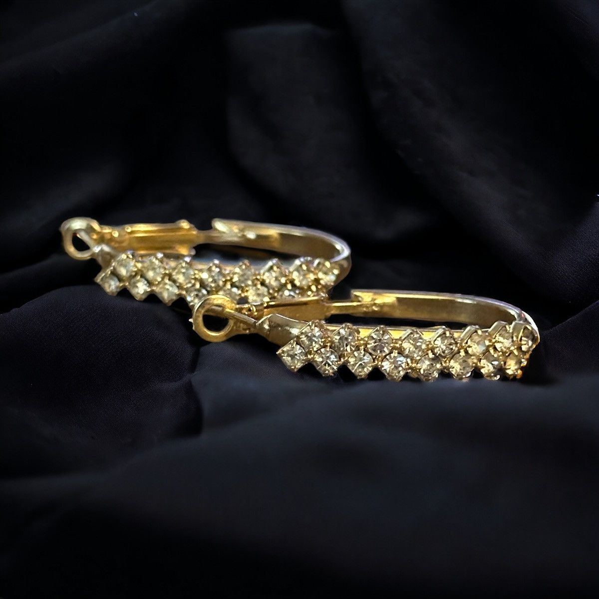 Other Cubic zirconia hoop earrings Size ONE SIZE - 1 Thumbnail
