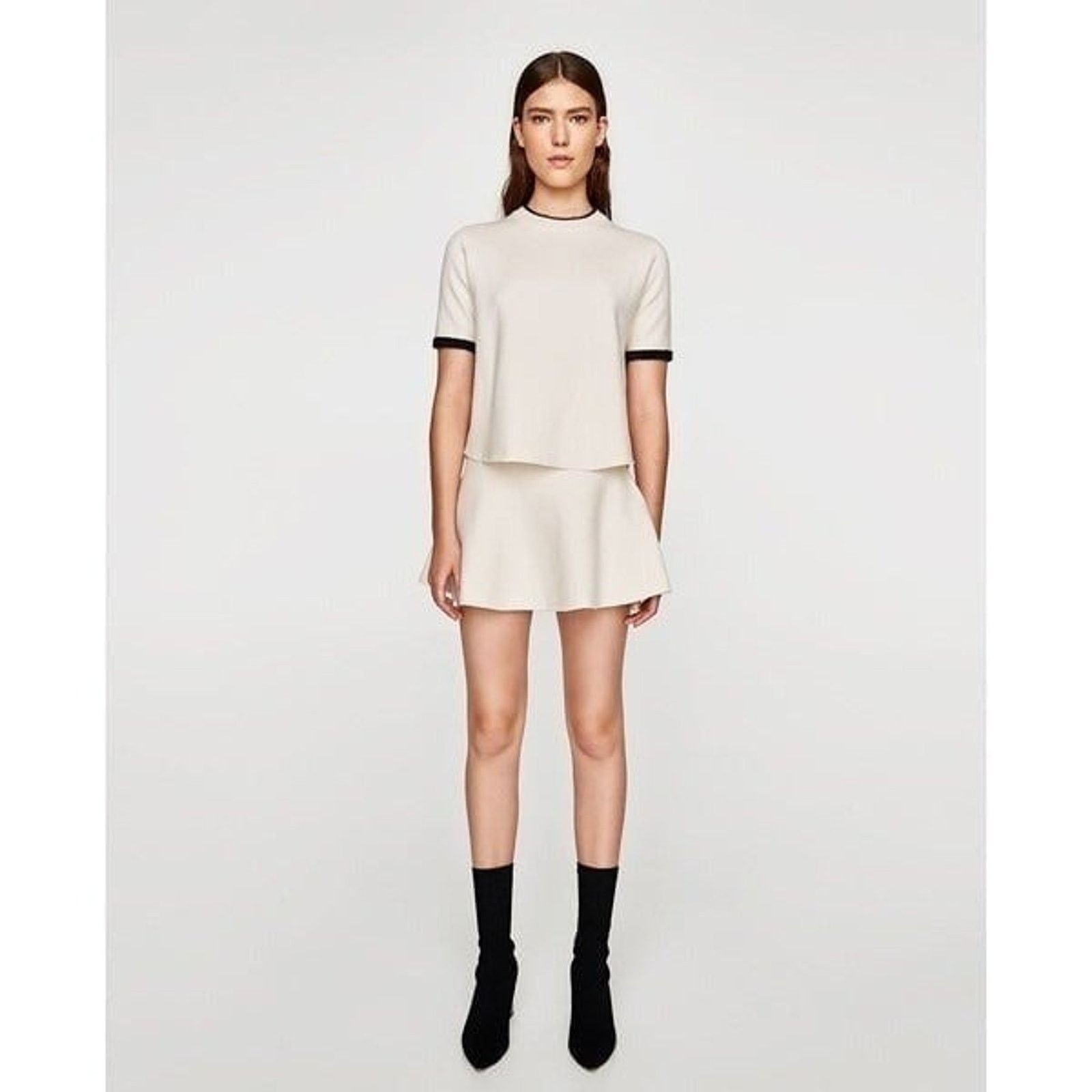 Zara ZARA High Waist Mini Skirt Size 30" / US 8 / IT 44 - 9 Thumbnail