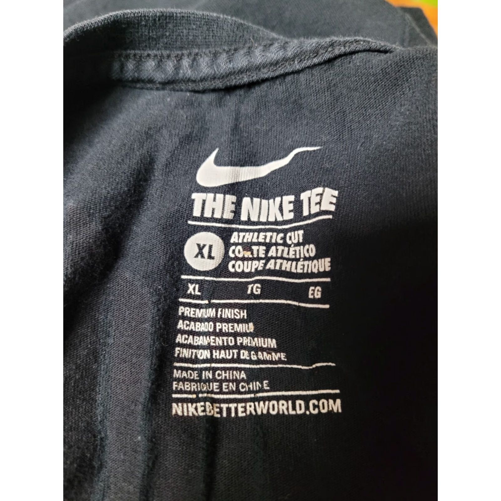 Nike Nike Air Short Sleeve T-Shirt Men XL Black Nike Air Runners Society Shirt Adults XL Black graphic print 90s Irreverence Size US XL / EU 56 / 4 - 6 Thumbnail