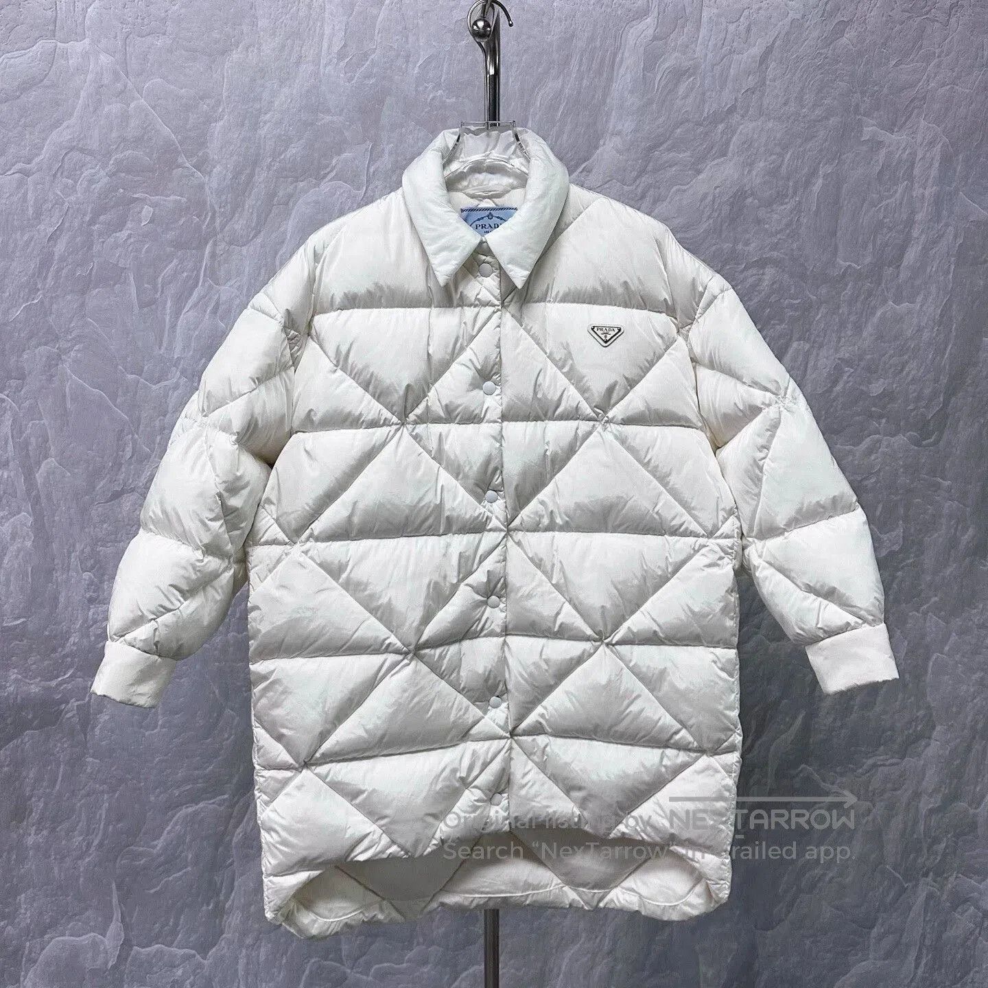 Prada prada quilted puffer jacket with logo. Size M / US 6-8 / IT 42-44 - 1 Thumbnail
