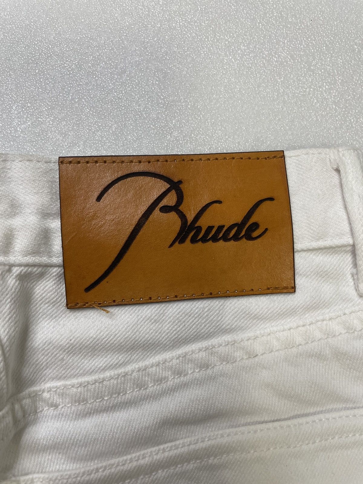 Rhude Rhude White Denim Jeans Size US 30 / EU 46 - 9 Thumbnail