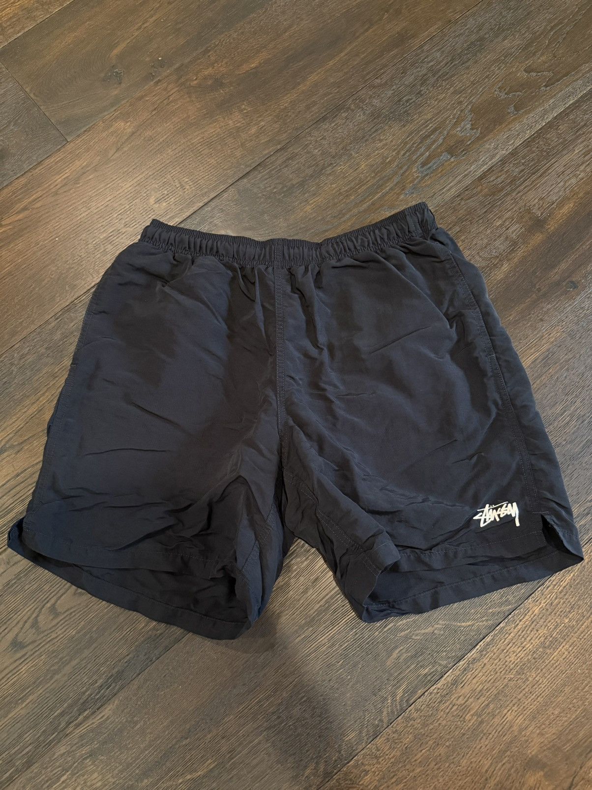 Stüssy Black Nylon Shorts