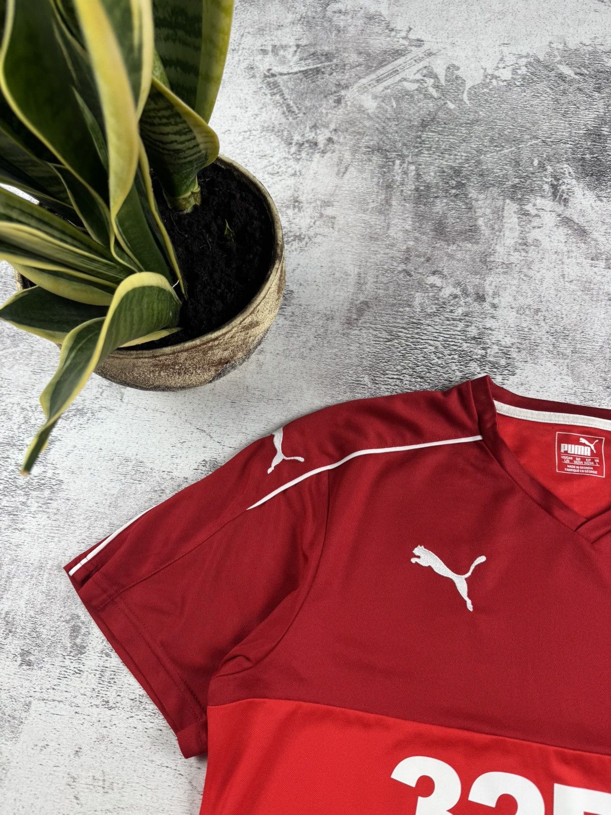 Puma Rangers Glasgow 2016/2017 Red Home Puma Soccer Football T Shirt Jersey Kit Size US L / EU 52-54 / 3 - 8 Thumbnail