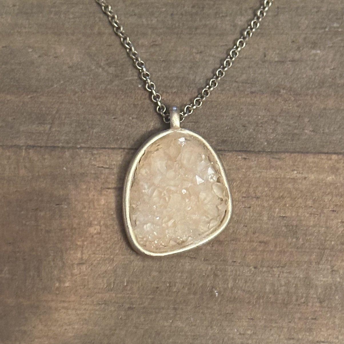 Lucky Brand Lucky Brand multi strand layered druzy pendant necklace Size ONE SIZE - 4 Thumbnail