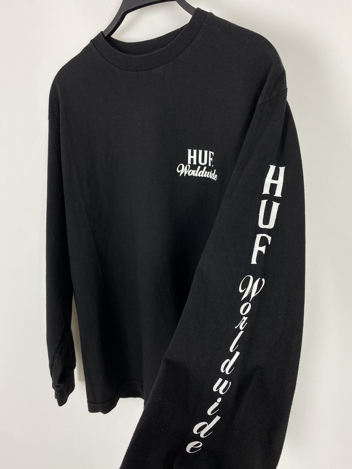 Huf Huf x Marlboro Worldwide Spell Out Long Sleeve Tee Size US M / EU 48-50 / 2 - 3 Thumbnail