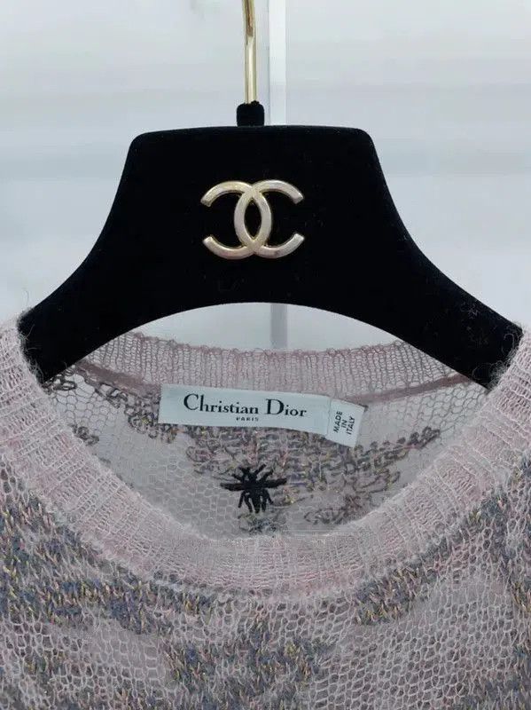 Dior Dior Pink Cashmere Blend Long Sleeve Sweater . Size S / US 4 / IT 40 - 3 Thumbnail