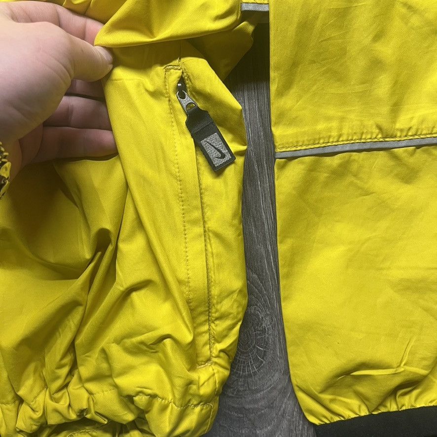 Nike × Vintage Vintage Nike 1990s 3M Quarter Zip Windbreaker Yellow Size US L / EU 52-54 / 3 - 7 Thumbnail
