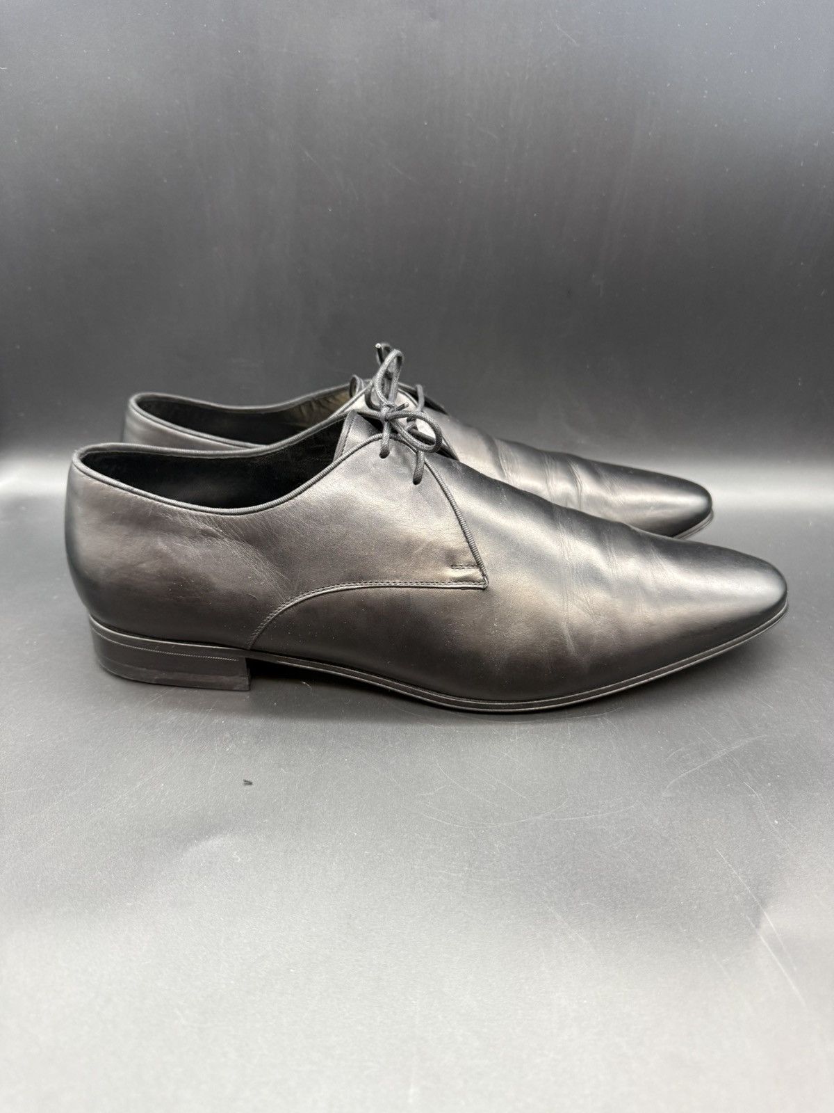 Saint Laurent Paris SAINT LAURENT PARIS — Black Leather Derby | EU 44.5 Size US 11.5 / EU 44-45 - 3 Thumbnail