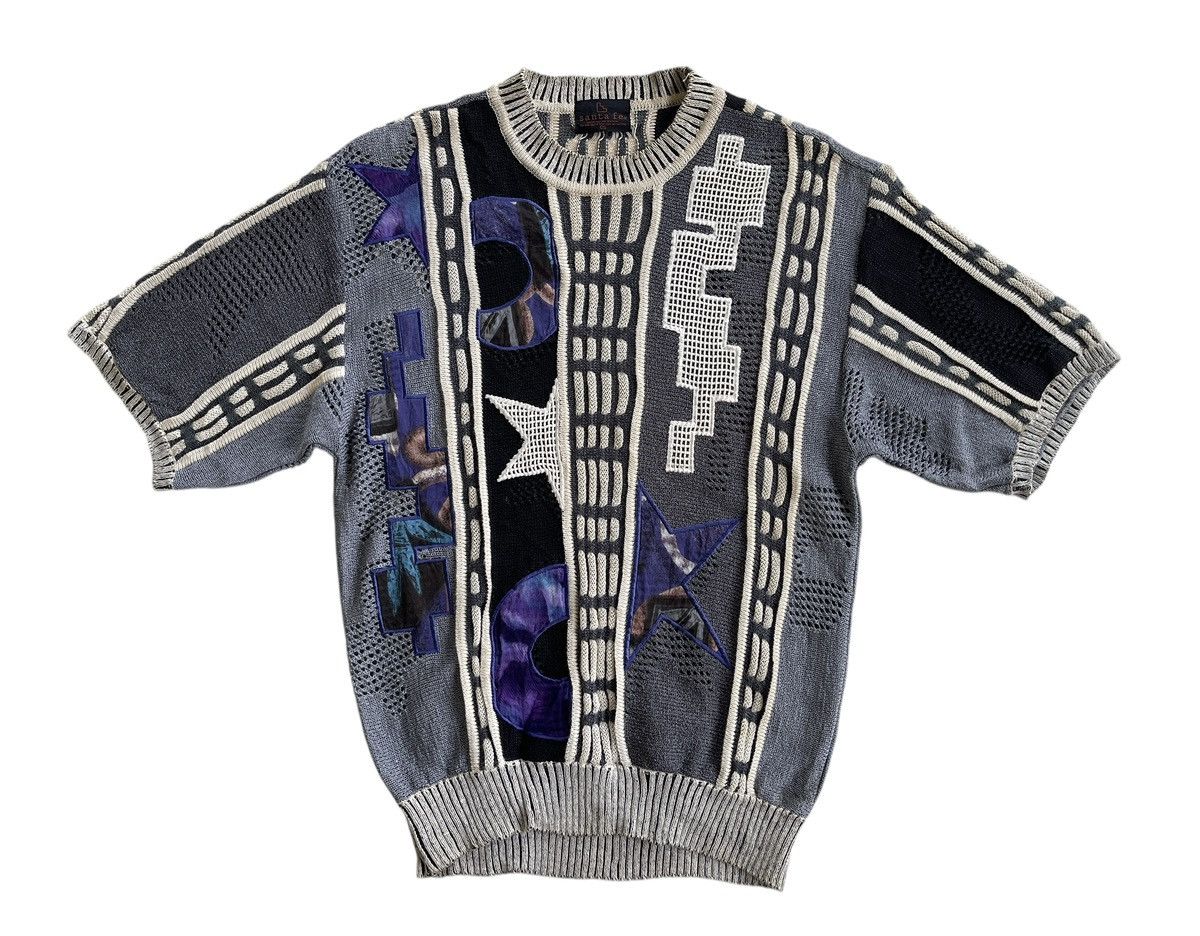 Japanese Brand Vintage Santa Fe Knitted Sweater Size US S / EU 44-46 / 1 - 2 Thumbnail