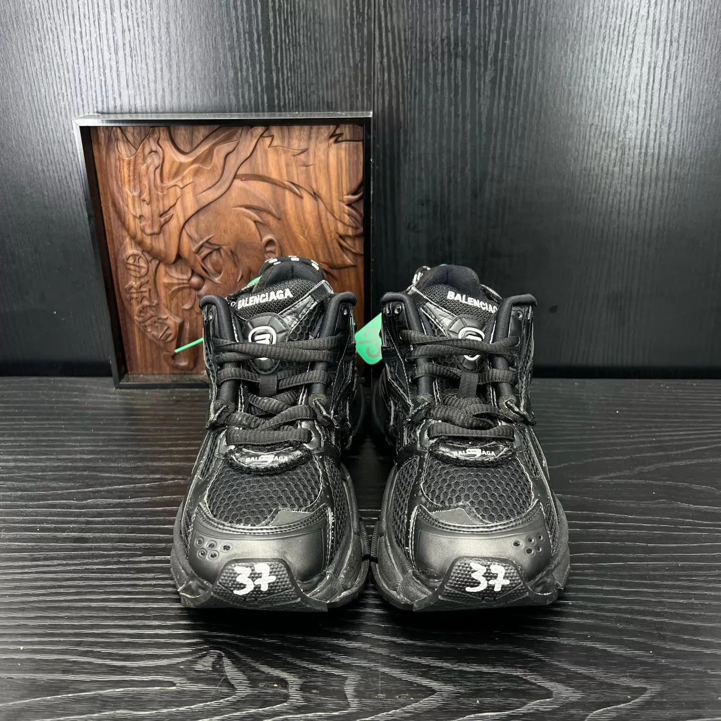 Balenciaga Balenciaga Runner Women's Black 37 Like New Size US 6.5 / IT 36.5 - 4 Thumbnail