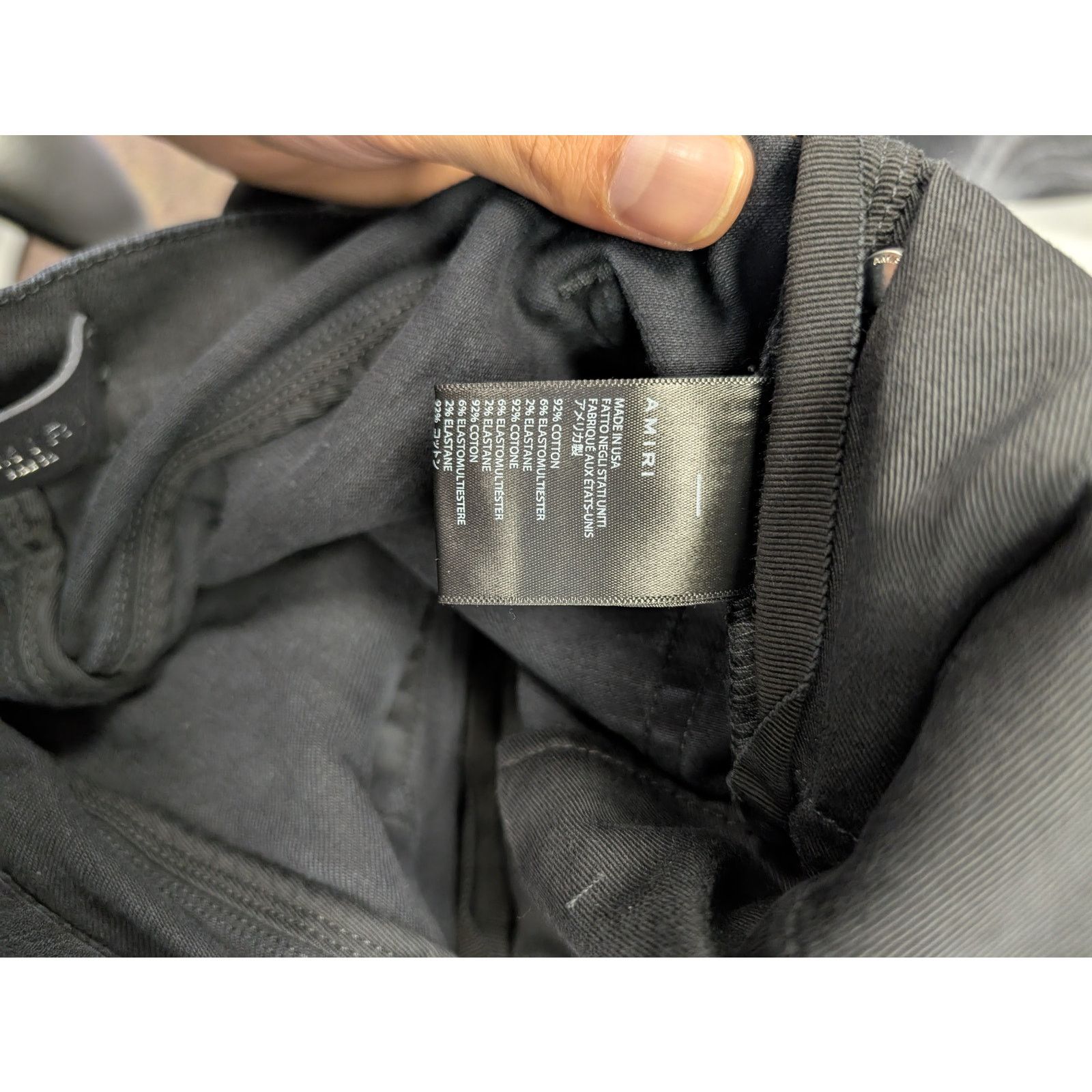 Amiri o1rshd1 Thrasher Plus Jean in Aged Black Size US 32 / EU 48 - 15 Thumbnail
