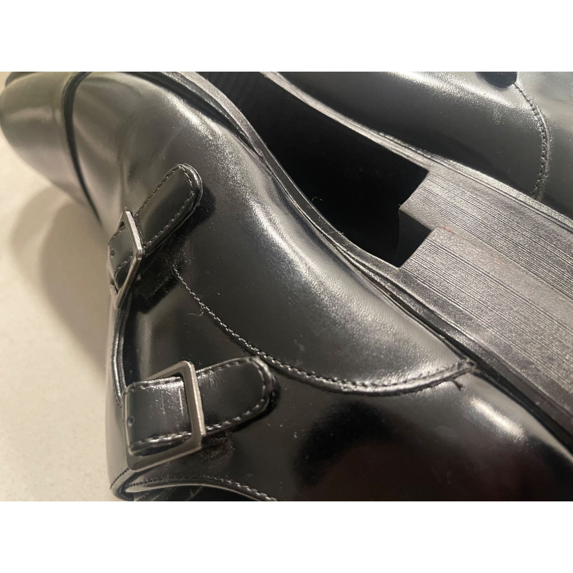 Stacy Adams Stacy Adams Gordon Cap Toe Monk Strap Sz 10 M Size US 10 / EU 43 - 2 Thumbnail