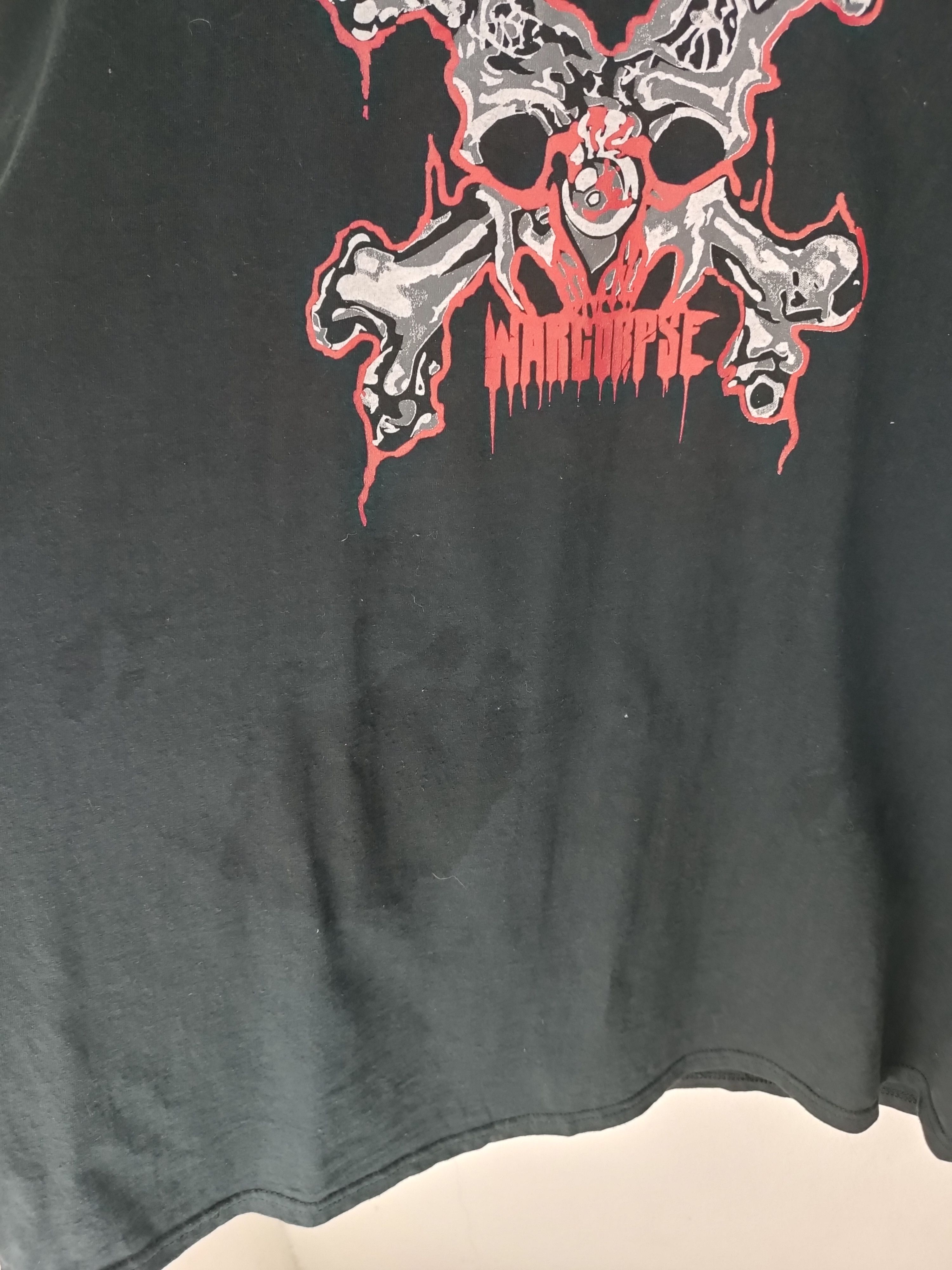 Band Tees VINTAGE WARCORPSE ONE MAN D-BEAT PUNK ROCK TEES Size US XL / EU 56 / 4 - 6 Thumbnail