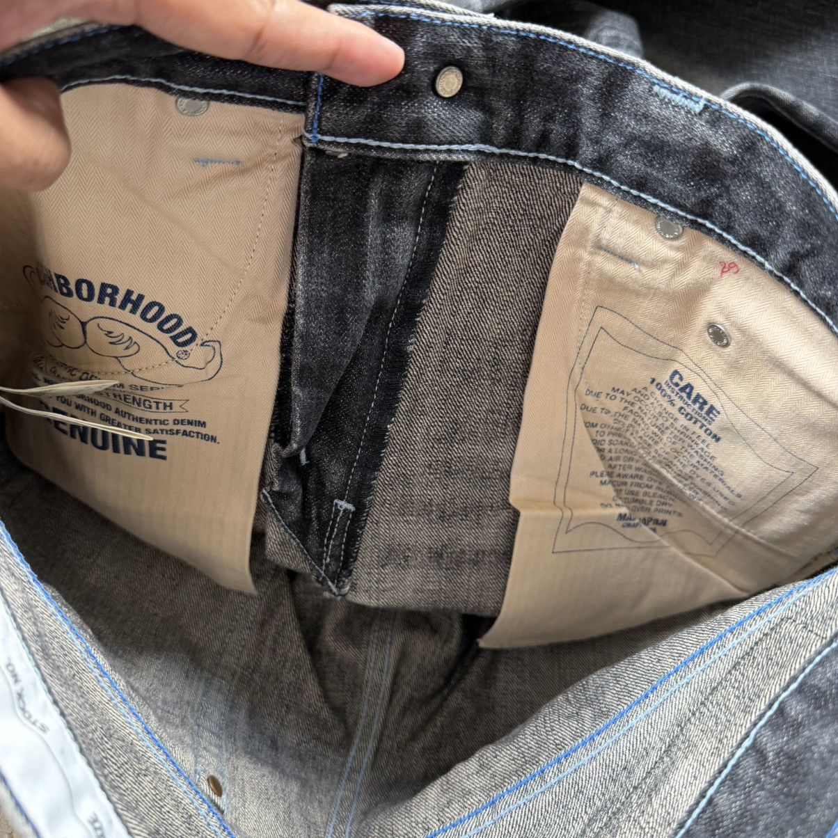 Neighborhood Neighborhood Japan - Washed Deep Mid 14oz Selvedge Jeans Size US 32 / EU 48 - 7 Thumbnail