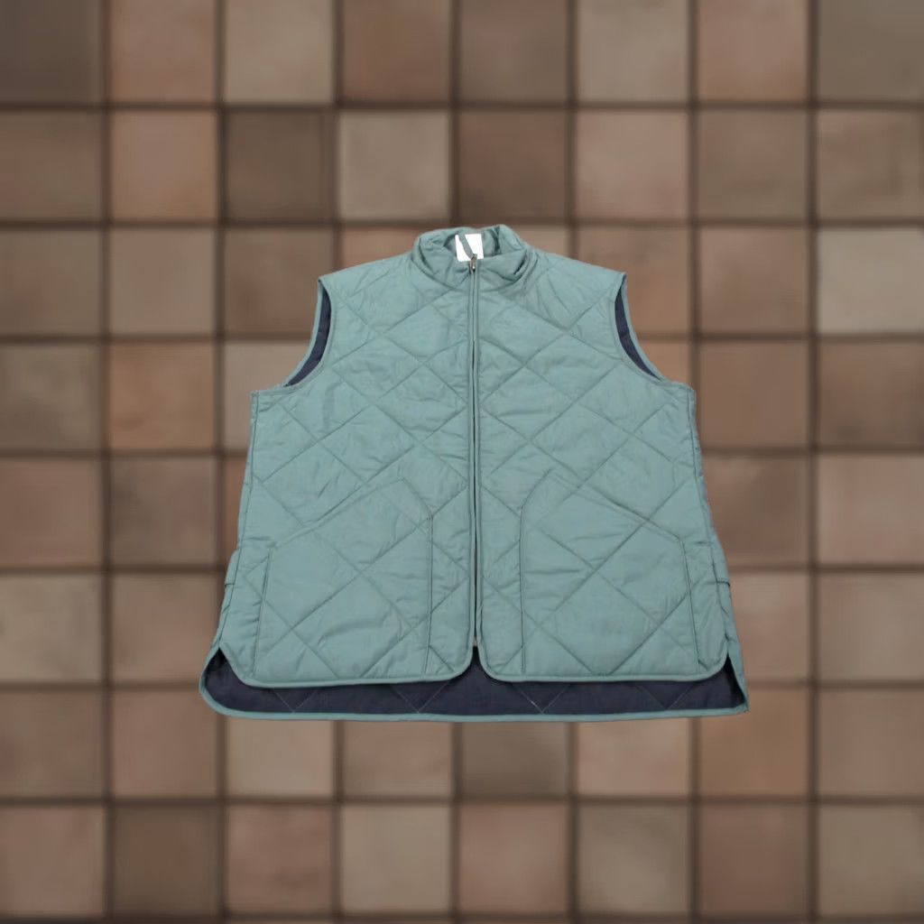 J.Crew J.CREW Vest Jacket Mens M Walker Quilted Equestrian BI930 Hiking Outdoors NEW Vest Jacket M Green Puffer Windproof Zip Full Zip Size US M / EU 48-50 / 2 - 1 Thumbnail