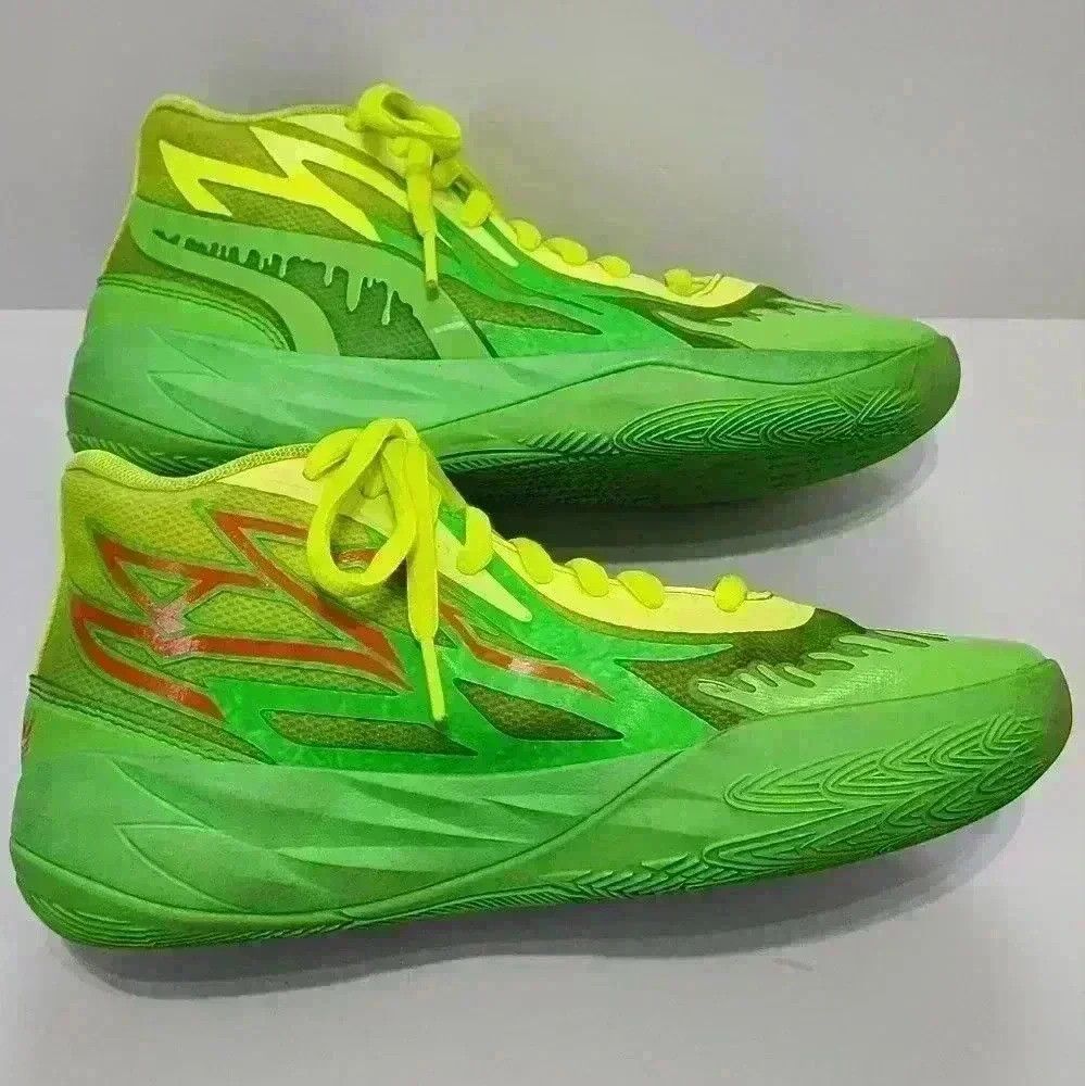 Puma × Sneakerboy Puma LaMelo Ball Nickelodeon Lace-Up Slime Lime Green Kicks Size US 6 / EU 39 - 7 Thumbnail