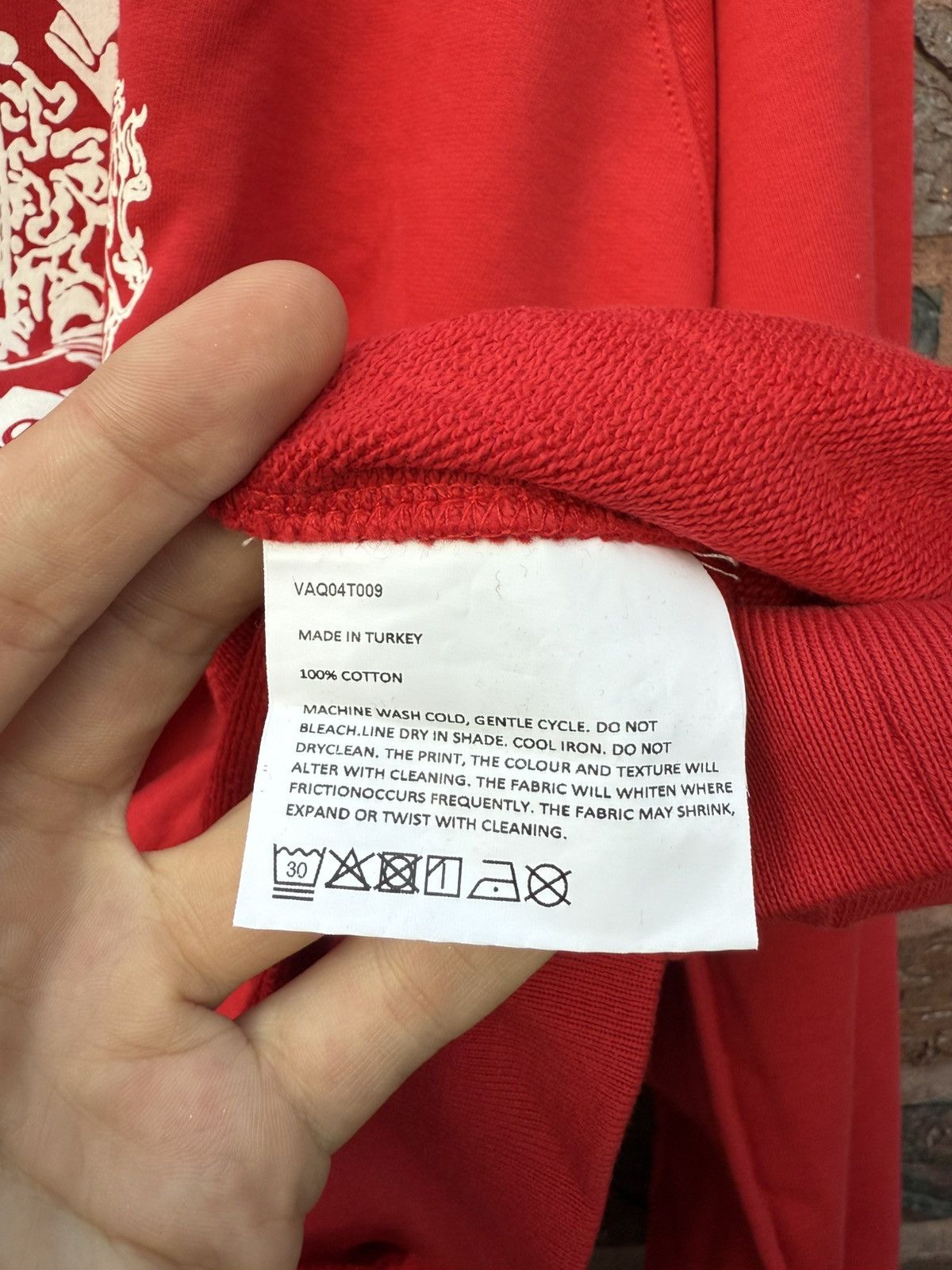 Vaquera Vaquera Oversized Raglan Crest Crewneck Size US XXL / EU 58 / 5 - 6 Thumbnail