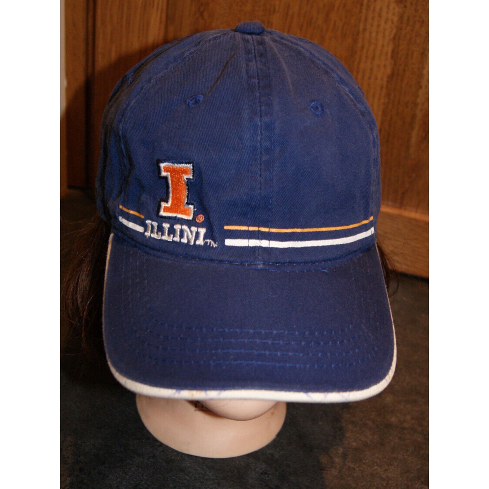 Signatures VTG Y2K ILLINOIS FIGHTING Ladies Fit Strapback Hat Cap Women Size ONE SIZE - 1 Thumbnail