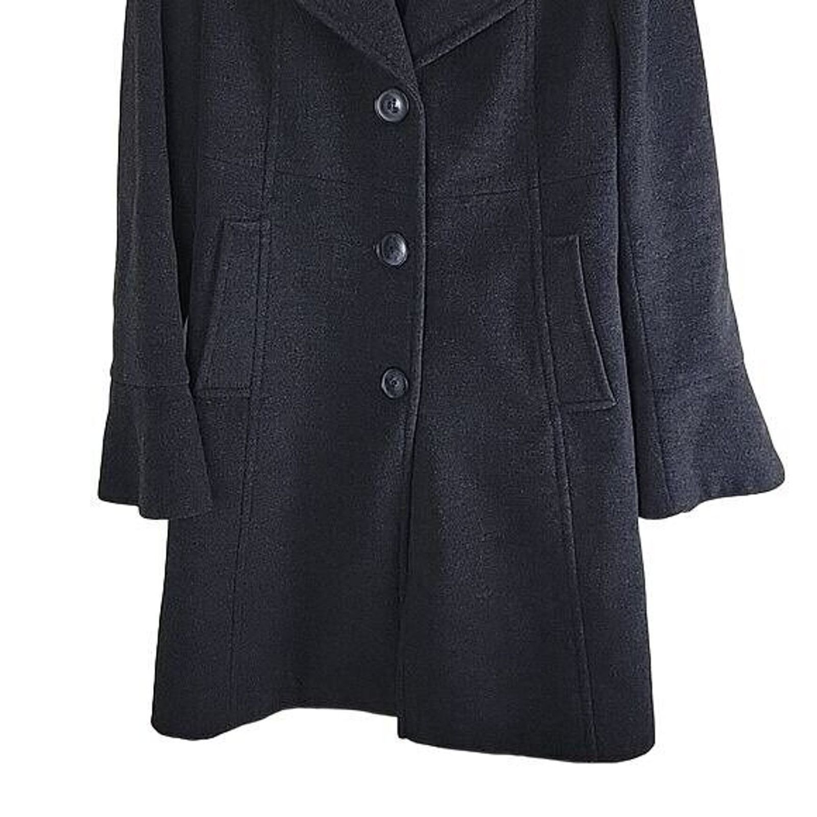 DKNY DKNY Wool Cashmere Blend Overcoat Size M / US 6-8 / IT 42-44 - 3 Thumbnail