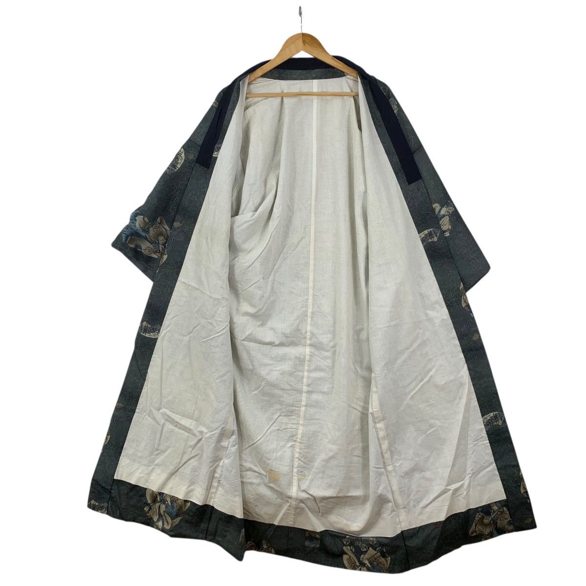 Vintage Vintage 70s KIMONO JAPAN GEISHA Samurai AOP Sukajan Coat Size L / US 10 / IT 46 - 5 Thumbnail