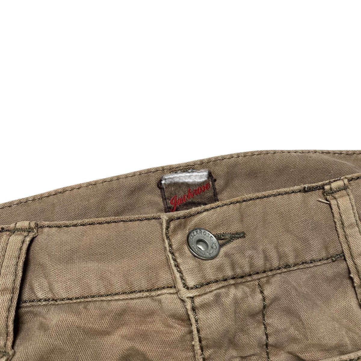 JACKROSE JACK ROSE Double Waist Cargo Pants Distressed Size US 32 / EU 48 - 6 Thumbnail