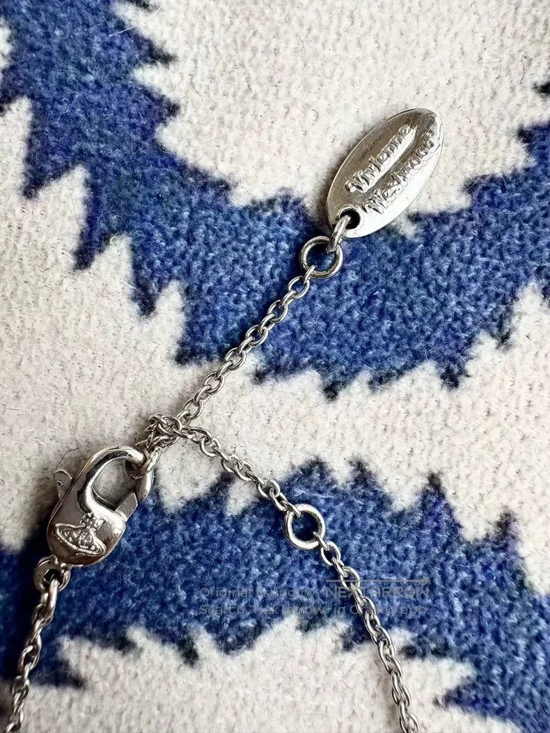 Vivienne Westwood Vivienne Westwood Silver Nanjing Lock Necklace Size ONE SIZE - 7 Thumbnail