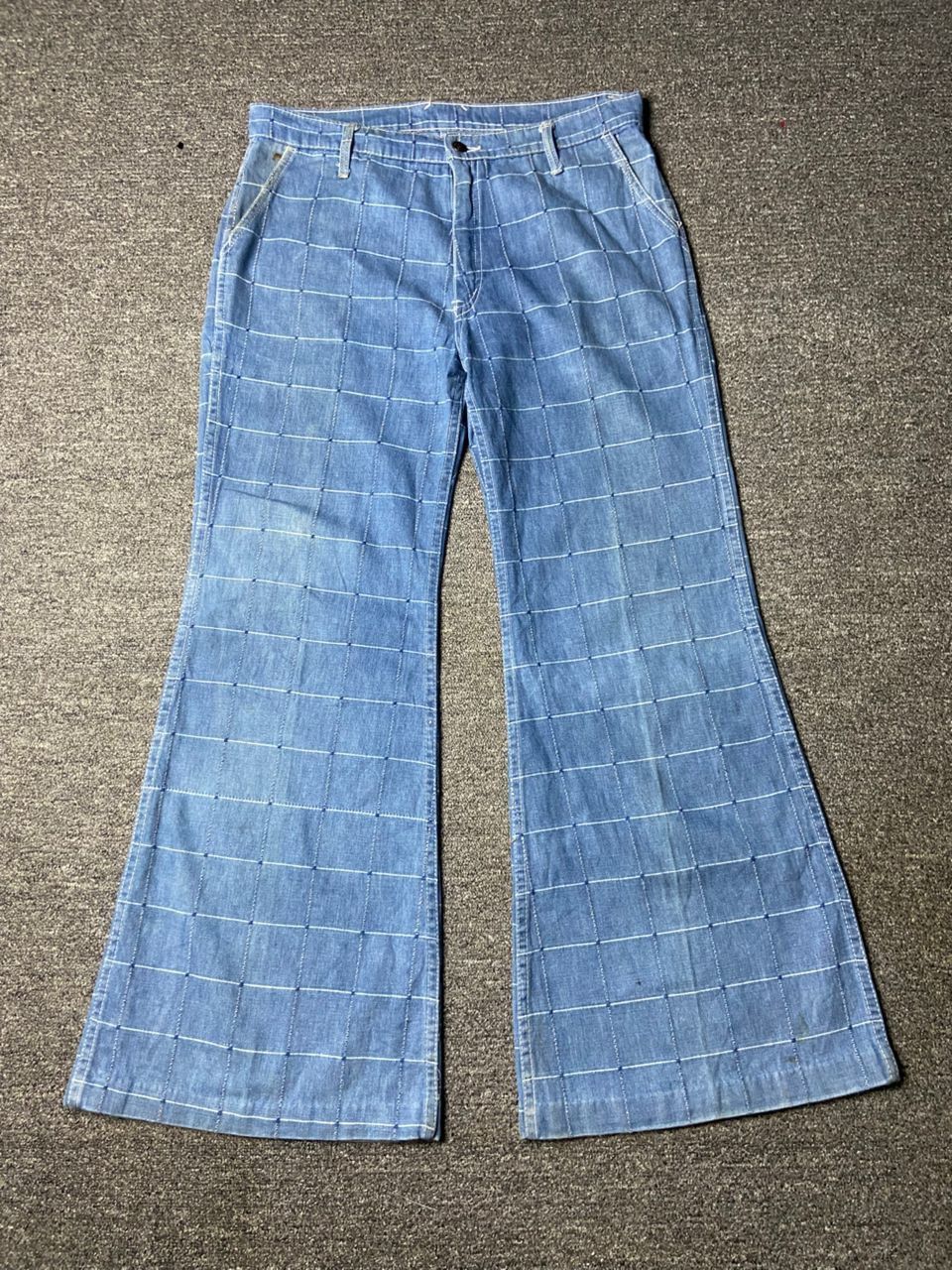 Japanese Brand WEST Japanese Brand Patchwork Seams Denim Jeans (162) Size 33" - 1 Thumbnail